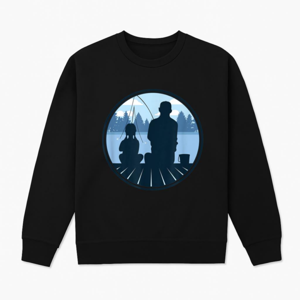 Father And Daughter Fishing Sweatshirt