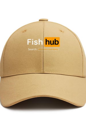 Fish Hub Man I Love Fishing Cotton Baseball Hat