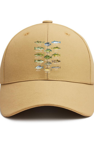 Fish Species Biology Types Of Freshwater Fishing Cotton Baseball Hat
