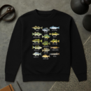 Fish Species Biology Types Of Freshwater Fishing Sweatshirt