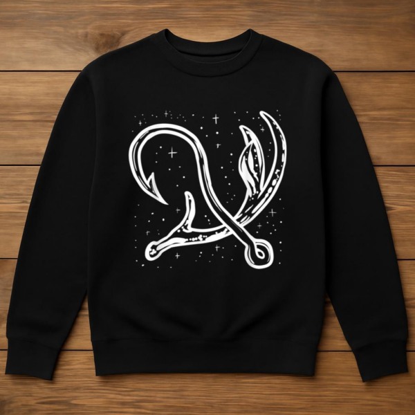Fisherman Fishing Hook Hunting Deer Sweatshirt - Image 3