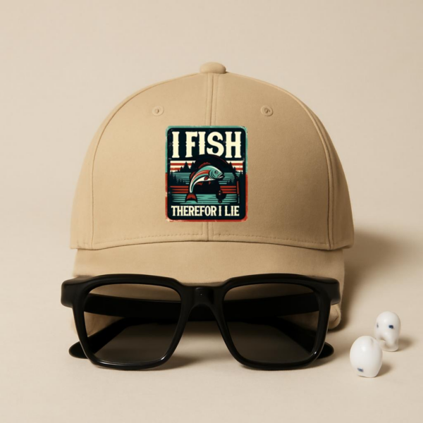 Fisherman Peaceful Cartoon Fishing Cotton Baseball Hat - Image 4