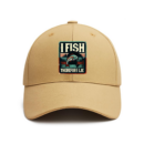Fisherman Peaceful Cartoon Fishing Cotton Baseball Hat
