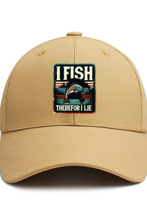 Fisherman Peaceful Cartoon Fishing Cotton Baseball Hat