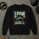 Fisherman Peaceful Cartoon Fishing Sweatshirt