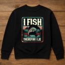 Fisherman Peaceful Cartoon Fishing Sweatshirt