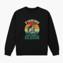 Fisherman Peaceful Modern Fishing Sweatshirt