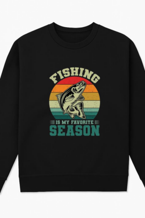 Fisherman Peaceful Modern Fishing Sweatshirt