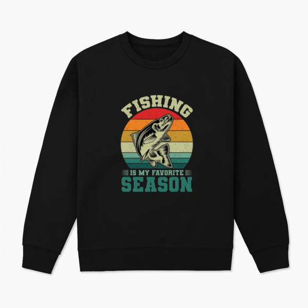 Fisherman Peaceful Modern Fishing Sweatshirt