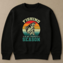 Fisherman Peaceful Modern Fishing Sweatshirt