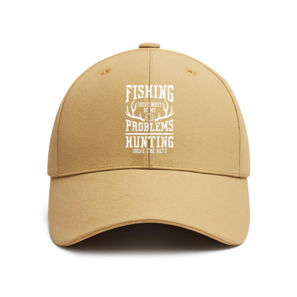 Fishing And Hunting Season Cotton Baseball Hat