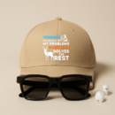 Fishing And Hunting Solve My Problems Cotton Baseball Hat