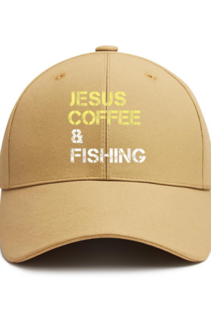 Fishing Apparel For Christian Coffee Cotton Baseball Hat