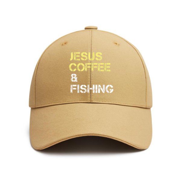 Fishing Apparel For Christian Coffee Cotton Baseball Hat