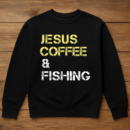 Fishing Apparel For Christian Coffee Sweatshirt