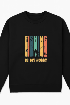 fishing design vector fly t Sweatshirt