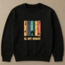 fishing design vector fly t Sweatshirt