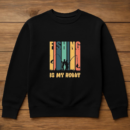 fishing design vector fly t Sweatshirt