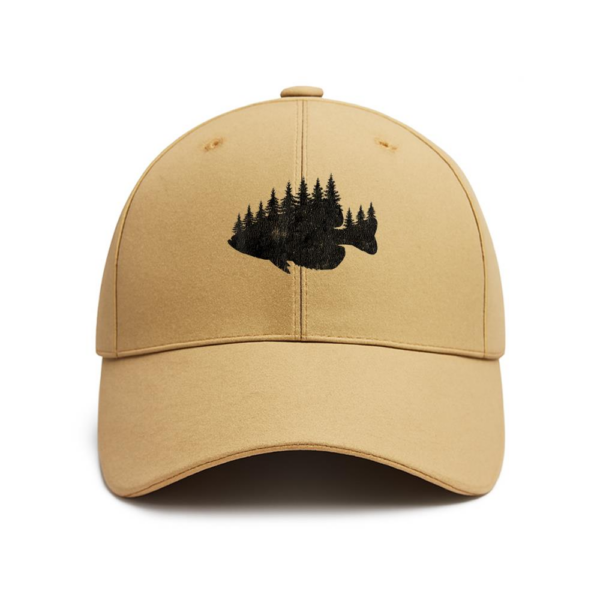 Fishing Forest Vintage Cotton Baseball Hat