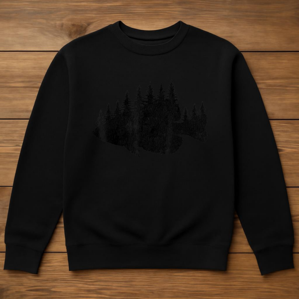 Fishing Forest Vintage Sweatshirt - Image 3