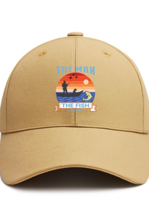 fishing holiday design good tournament Cotton Baseball Hat