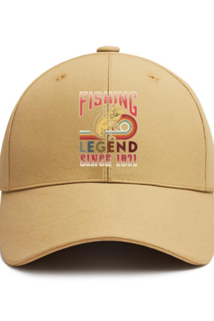 fishing legend since vintage Cotton Baseball Hat