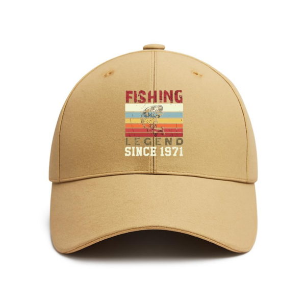 fishing legend since vintage X Cotton Baseball Hat
