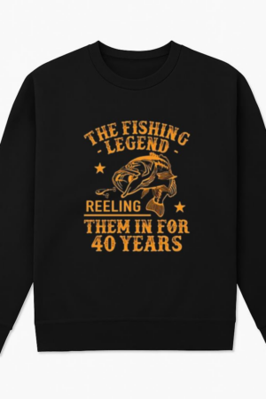 fishing legend th birthday gifts Sweatshirt