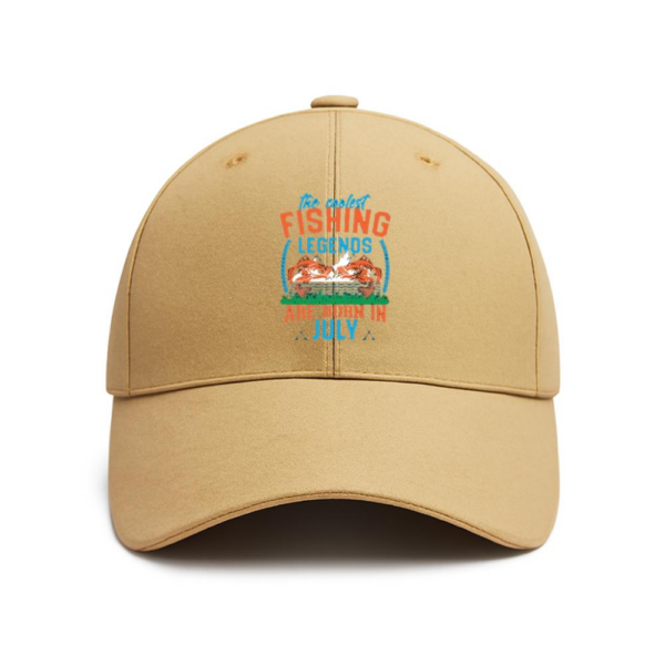 fishing legends born september t Cotton Baseball Hat