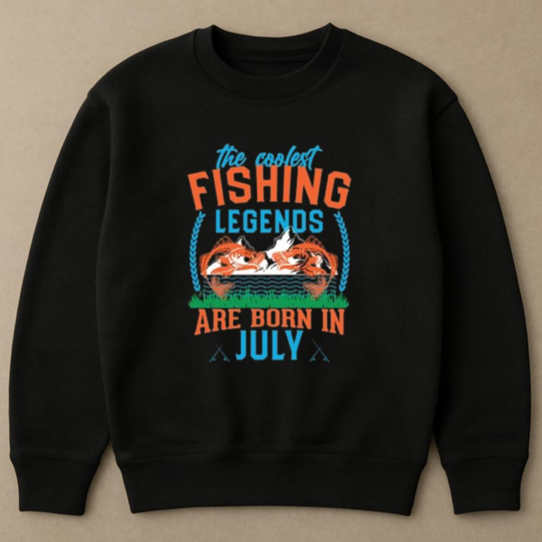 fishing legends born september t Sweatshirt - Image 4
