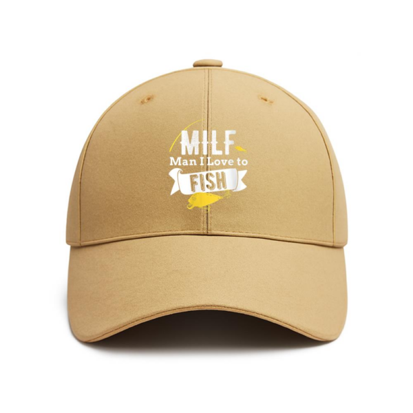 Fishing MILF Man I Love To Fish Cotton Baseball Hat