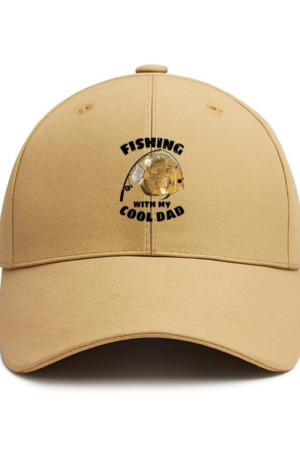 fishing my cool dad t Cotton Baseball Hat