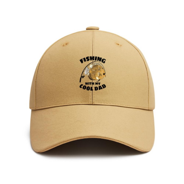fishing my cool dad t Cotton Baseball Hat