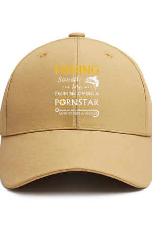 Fishing Now I_m Just A Hooker Cotton Baseball Hat