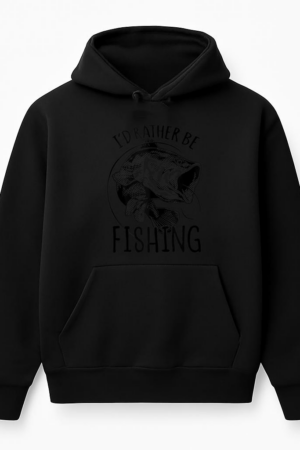 I_d Rather Be Fishing Bass Fisherman Hoodie