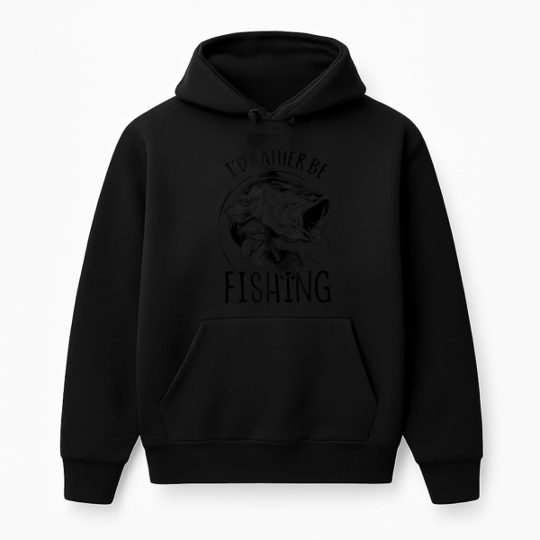 I_d Rather Be Fishing Bass Fisherman Hoodie