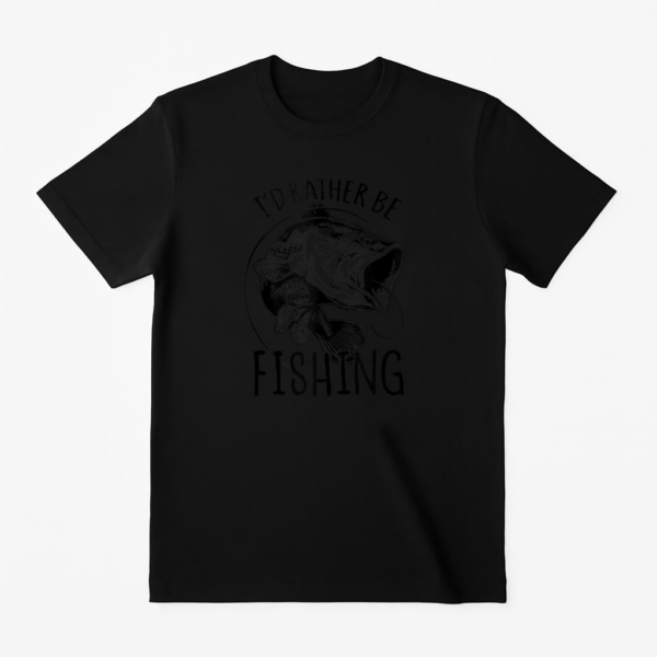 I_d Rather Be Fishing Bass Fisherman T-Shirt