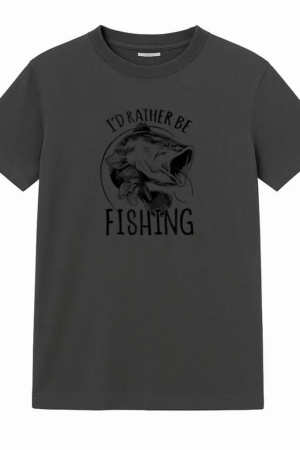 I_d Rather Be Fishing Bass Fisherman T-Shirt