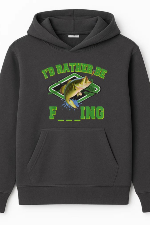 I_d Rather Be Fishing Or Hoodie