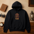 id rather be fishing typographic Hoodie