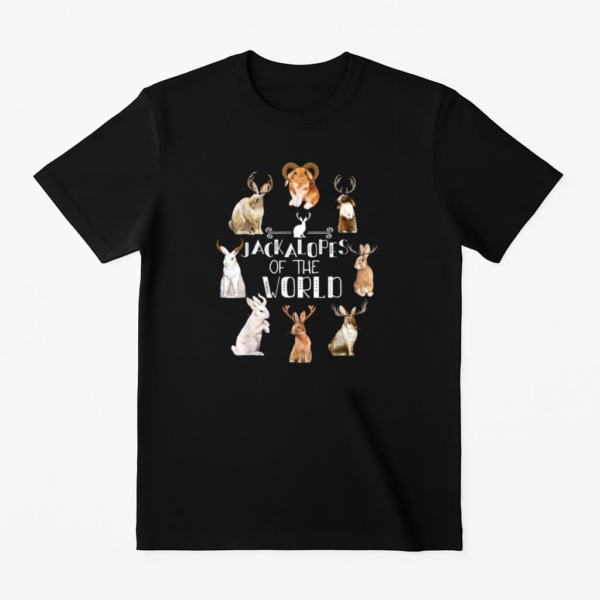 Jackalopes Of The World Camping Rabbit Bunny T-Shirt