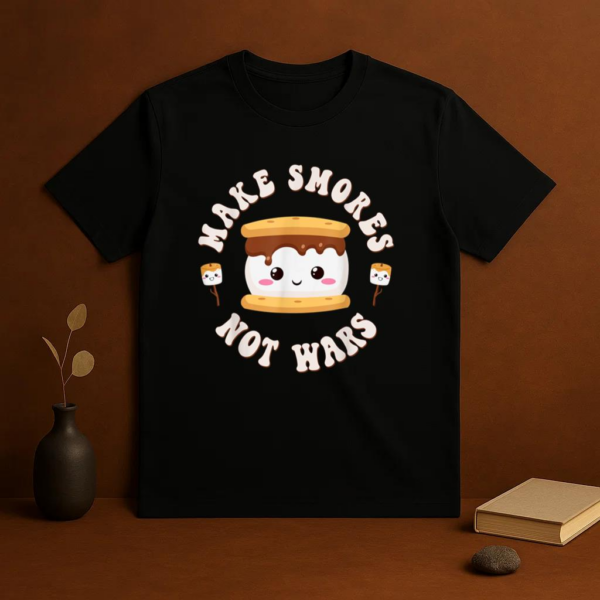 Kawaii Smores Pun Smores Camping T-Shirt - Image 3