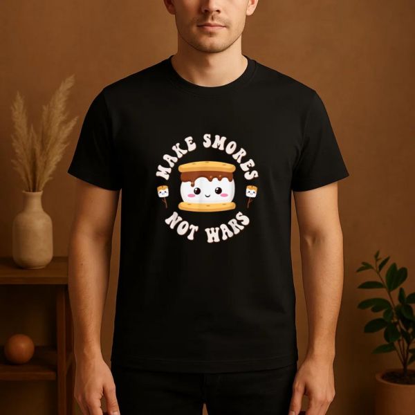Kawaii Smores Pun Smores Camping T-Shirt - Image 4