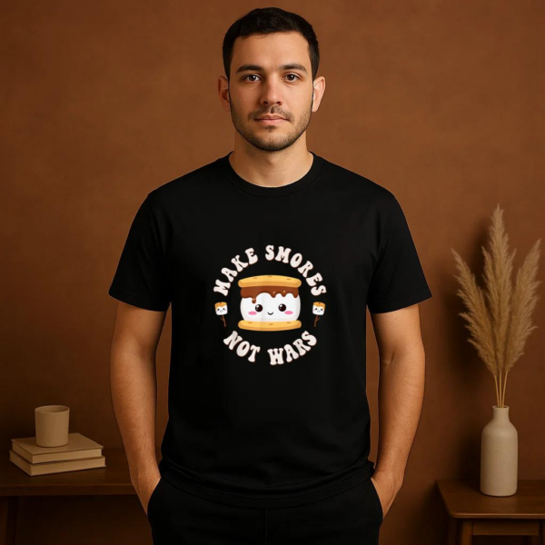 Kawaii Smores Pun Smores Camping T-Shirt - Image 2