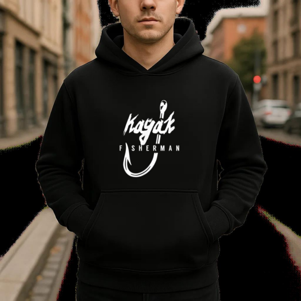 Kayak Fisherman Fishing Hoodie - Image 4