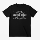 Laguna Beach CA Vintage Crossed Fishing Rods T-Shirt