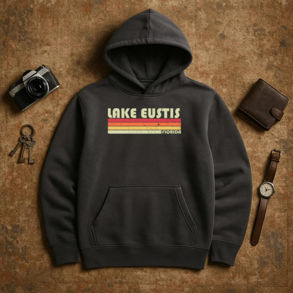 Lake Eustis Fishing Camping Hoodie - Image 3