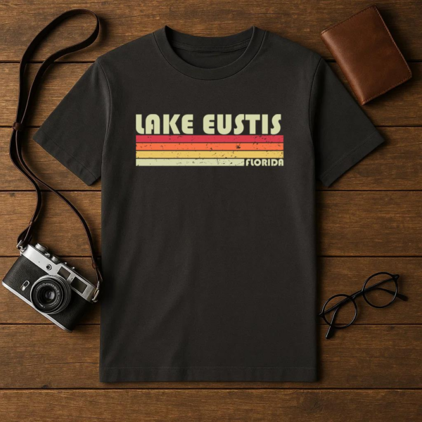 Lake Eustis Fishing Camping T-Shirt - Image 4