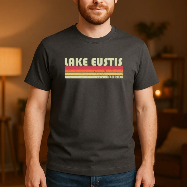 Lake Eustis Fishing Camping T-Shirt - Image 3