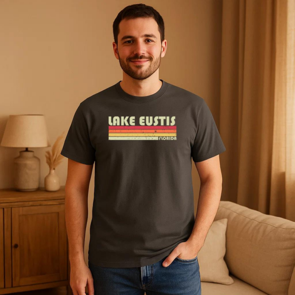 Lake Eustis Fishing Camping T-Shirt - Image 2